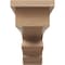 Ekena Millwork 5"W x 30"D x 10"H Thin Highland Rough Cedar Woodgrain TimberThane Corbel, Primed Tan CORUR05X30X10HLDRCPR - alternate 3